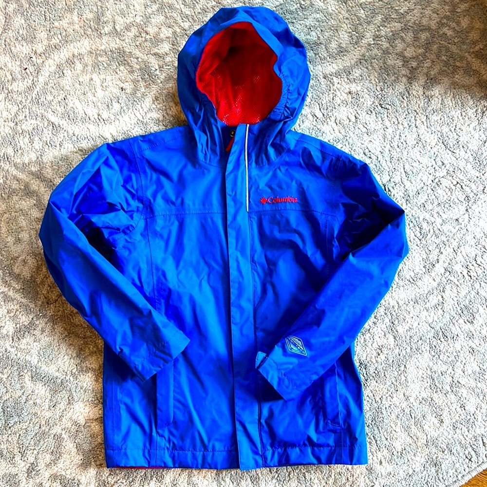Boys Columbia Omni-tech waterproof jacket with hood